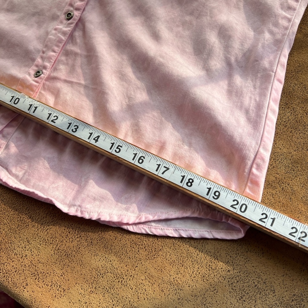 Elegant Billy T Pink Button Down Patterned Shirt.… - image 6